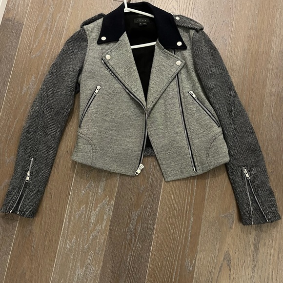 Theory Adashi wool moto jacket - Picture 2 of 4